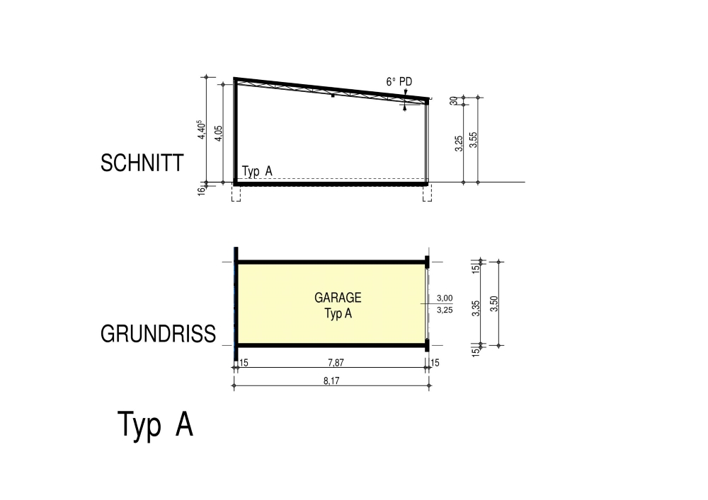Garage Typ A - sieberg-garagen